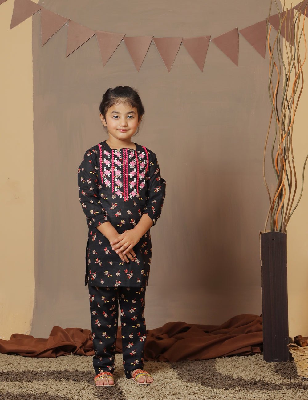 Midnight Peony 2 Pcs Set