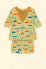 Doodle Style 2-Piece Kurta Set